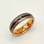Two tone tungsten steel ring - Image 5