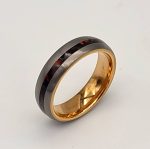 Two tone tungsten steel ring - Image 6