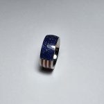 Dark blue tungsten steel ring - Image 6